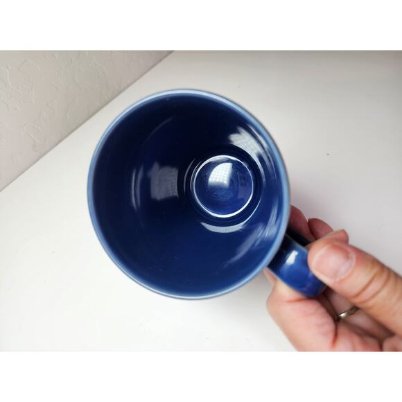 STARBUCKS By DESIGN HOUSE Stockholm 2009 Blue White Stripe Coffee Mug - Picture 2 of 5